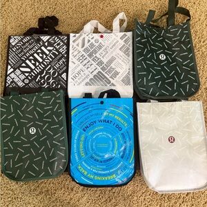 LULULEMON Small Reusable Bags Variety Pack of 6